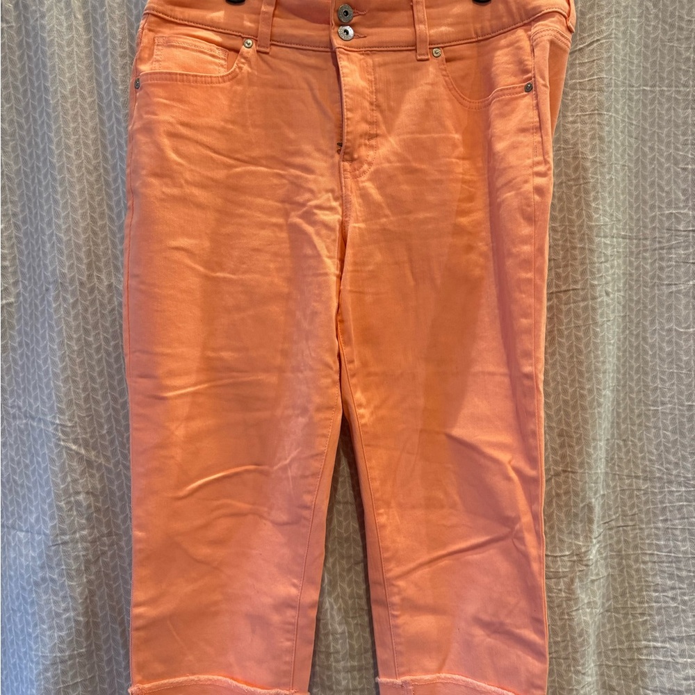 Style & Co. Capri Pants in Bright Orange